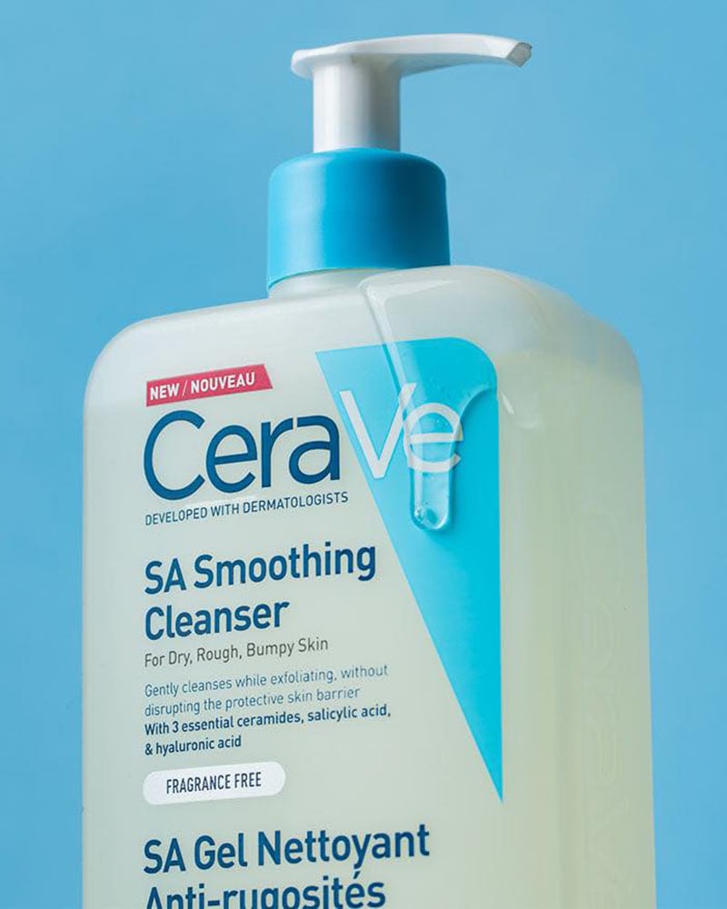Sữa Rửa Mặt Làm Sạch Sâu, Tẩy Da Chết Dịu Nhẹ Cerave Developed With Dermatologists SA Smoothing Cleanser