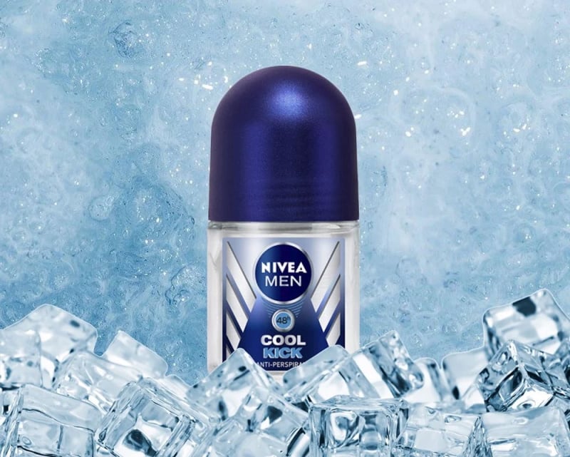 Lăn Khử Mùi Cho Nam Nivea Men Cool Kick Extra Dry Anti-Perspirant Roll On (Che tên sản phẩm khi giao hàng)