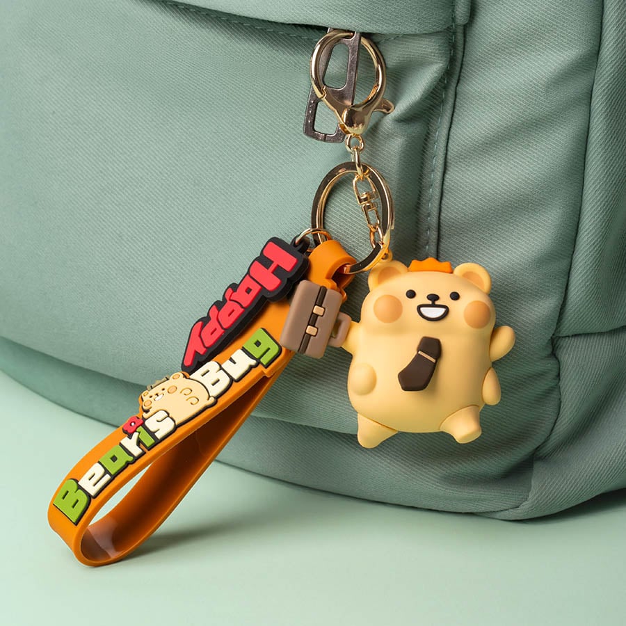 thegioiskinfood.com - Móc Khóa BearisBug 3D Keychain
