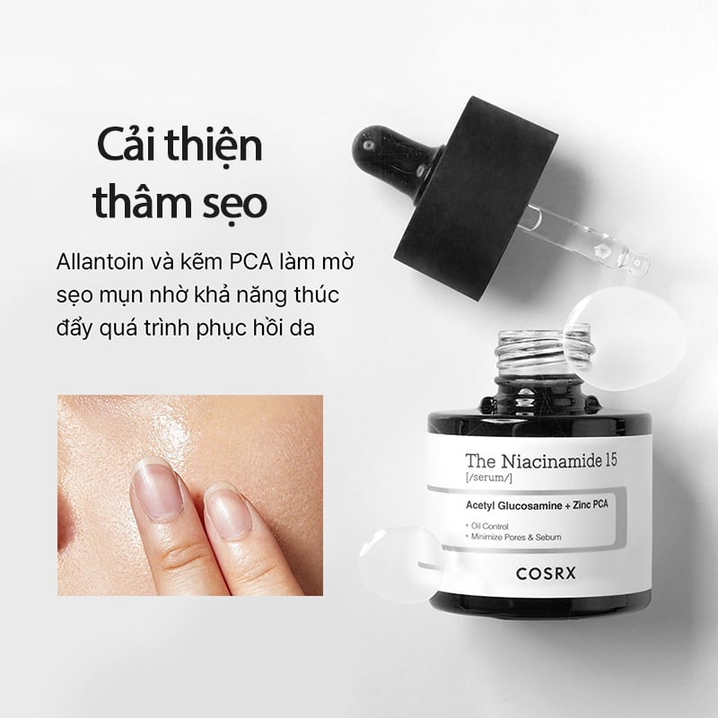 Serum Chăm Sóc Da Mụn Toàn Diện Cosrx The Niacinamide 15 Serum 20ml