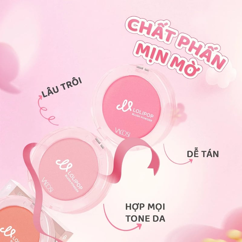 thegioiskinfood.com - Phấn Má Hồng Vacosi Lolipop All Day Blush