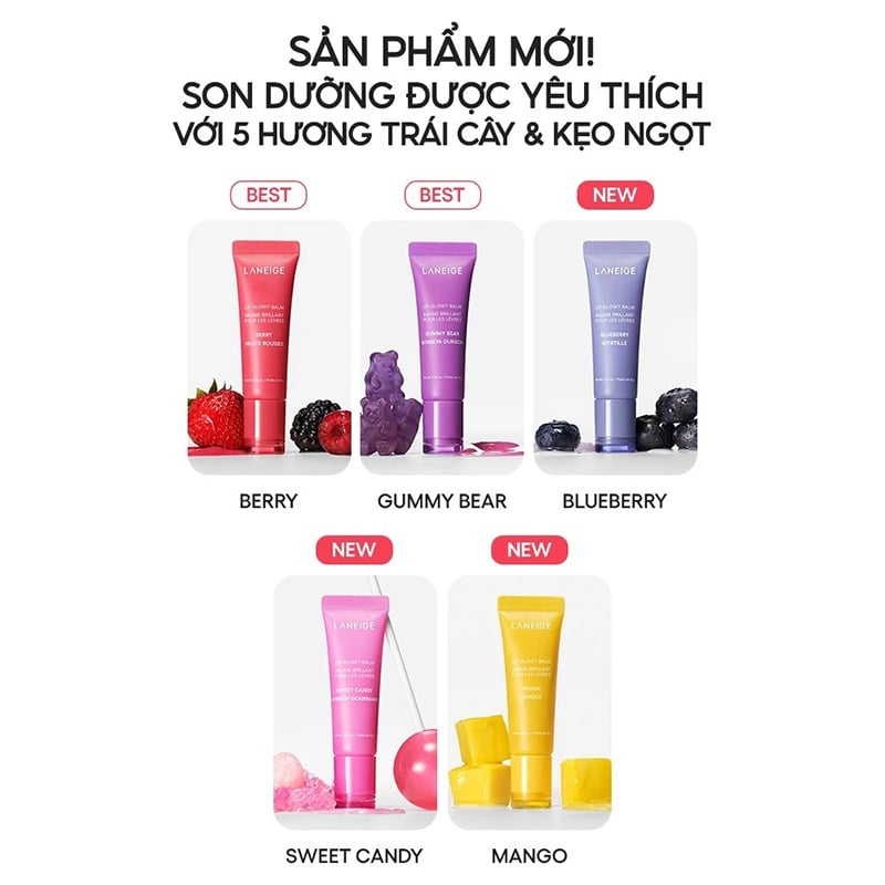 thegioiskinfood.com - Son Dưỡng Môi Laneige Lip Glowy Balm 10g