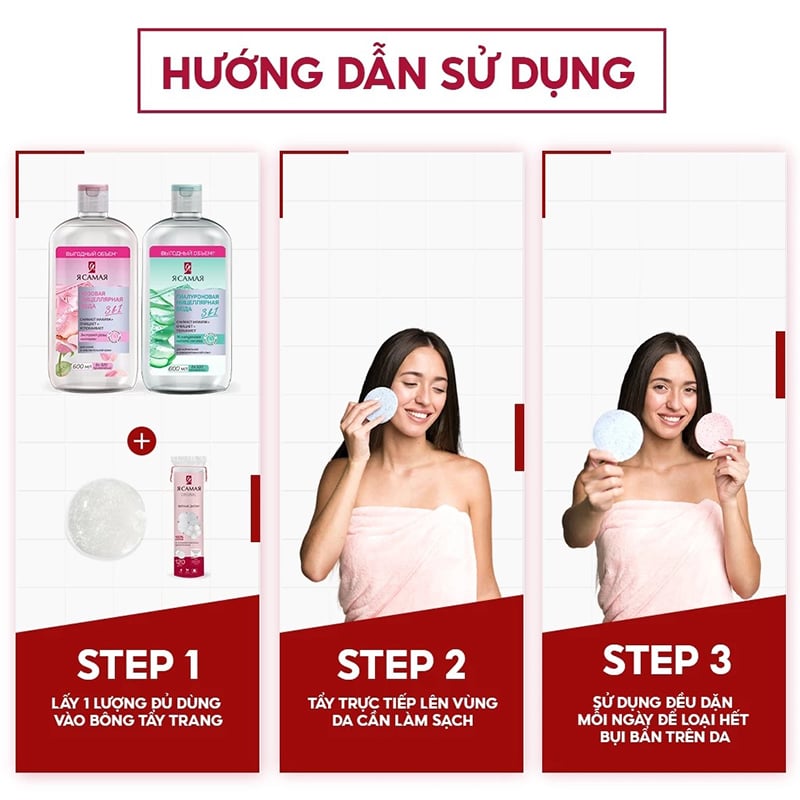 thegioiskinfood.com - Nước Tẩy Trang Ya Samaya Micellar Water