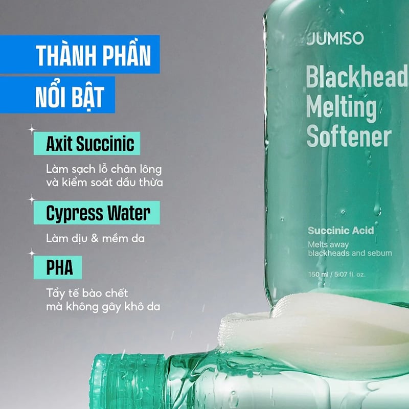 thegioiskinfood.com - Dung Dịch Làm Mềm Mụn Đầu Đen Jumiso Blackhead Melting Softener 150ml