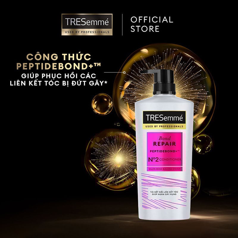 thegioiskinfood.com - Dầu Xả Ngăn Tóc Gãy Rụng TRESemmé Salon Rebond Conditioner 620g