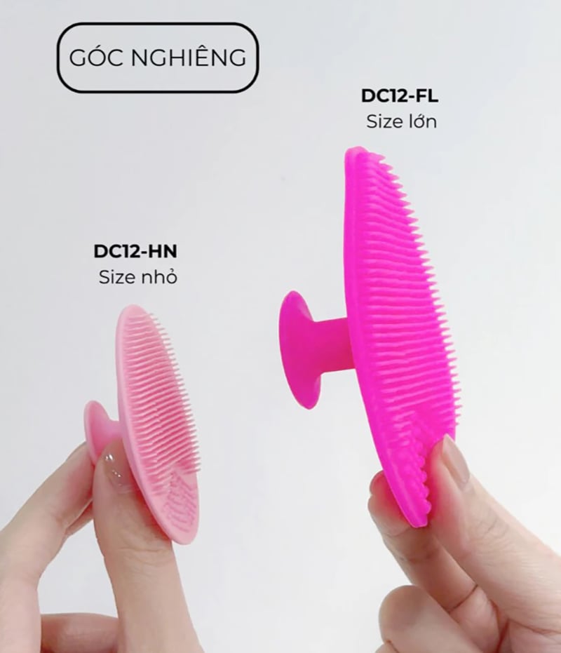 thegioiskinfood.com -  Miếng Rửa Mặt Vacosi Silicone Face Cleanser DC12 - Hình oval