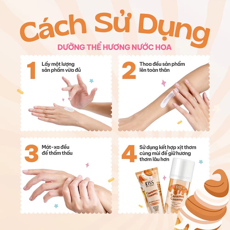 thegioiskinfood.com - Sữa Dưỡng Trắng Da Toàn Thân Hương Nước Hoa Kiss My Body Bright & Shine Perfume Lotion
