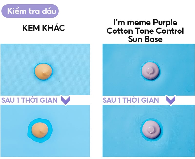 I'm meme Purple Cotton Tone Control Sun Base