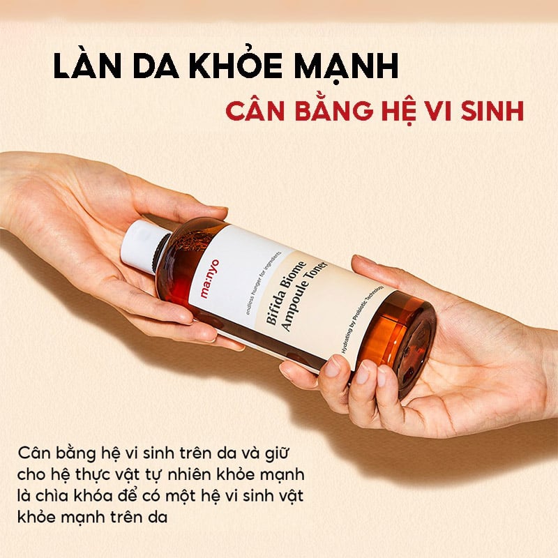 thegioiskinfood.com - Nước Hoa Hồng Cấp Ẩm, Làm Dịu Da Ma:nyo Bifida Biome Ampoule Toner 210ml