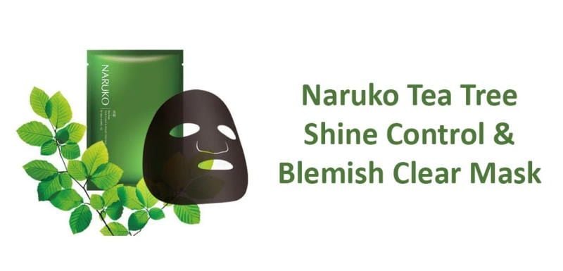 Mặt Nạ Trị Mụn, Kiểm Soát Dầu Chiết Xuất Tràm Trà Naruko Tea Tree Shine Control & Blemish Clear Mask 26ml