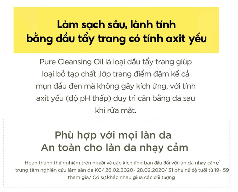 Dầu Tẩy Trang Làm Sạch Sâu Ma:nyo Pure Cleansing Oil 200ml