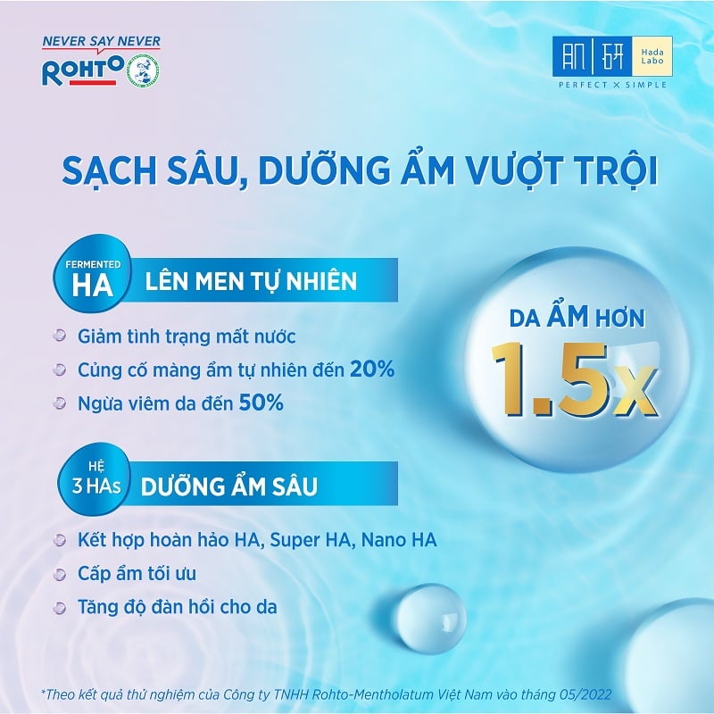 Nước Tẩy Trang Làm Sạch Sâu, Dưỡng Ẩm & Hỗ Trợ Dưỡng Trắng Hada Labo Micellar Water