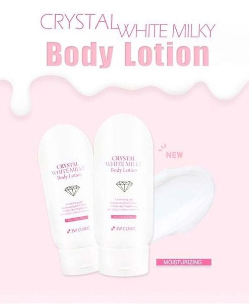 3W Clinic Crystal White Milky Body Lotion