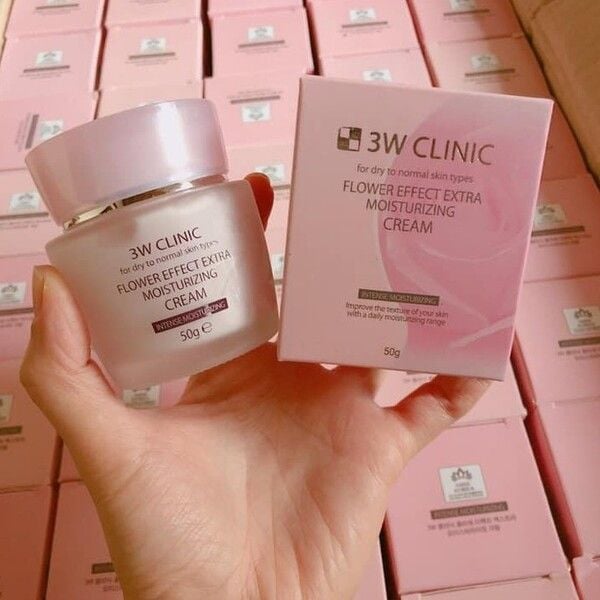 3W Clinic Flower Effect Extra Moisturizing Cream