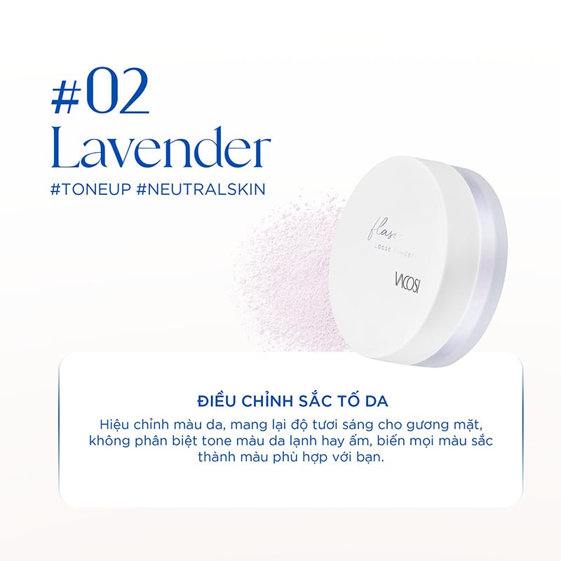 Phấn Phủ Dạng Bột Siêu Mịn Vacosi Flaso Loose Powder 6g