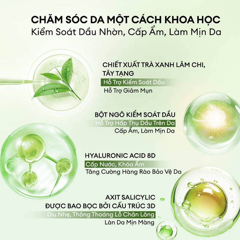 thegioiskinfood.com - Nước Cân Bằng Trà Xanh Colorkey Luminous Green Tea Purifying Shake Toner