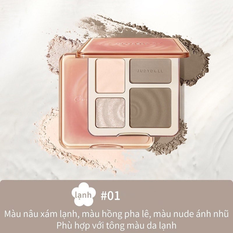 Phấn Bắt Sáng Và Tạo Khối Judydoll Highlight & Contour 9g