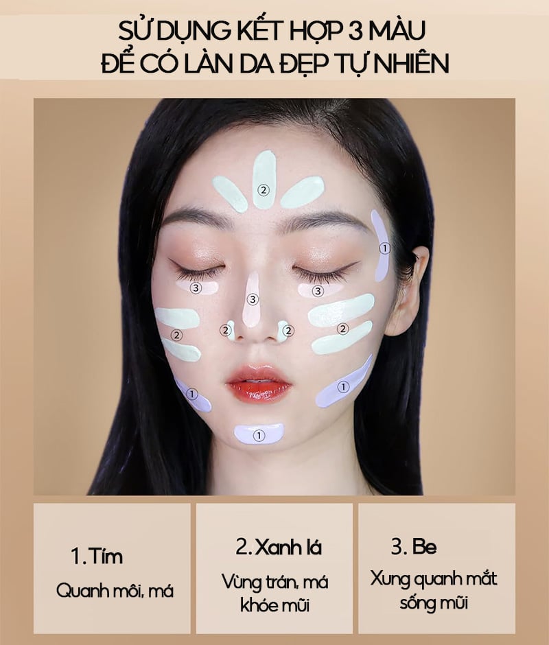 Kem Lót Trang Điểm Kiềm Dầu, Lâu Trôi ZEESEA Multi-effect Makeup Primer