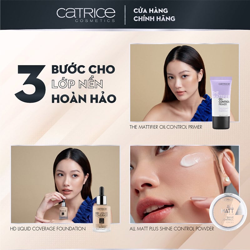 Phấn Phủ Dạng Nén Kiềm Dầu Catrice All Matt Plus Shine Control Powder #010 Transparent 10g