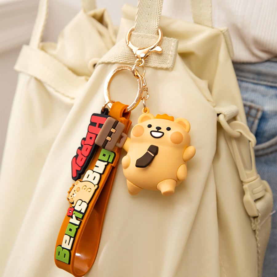 thegioiskinfood.com - Móc Khóa BearisBug 3D Keychain