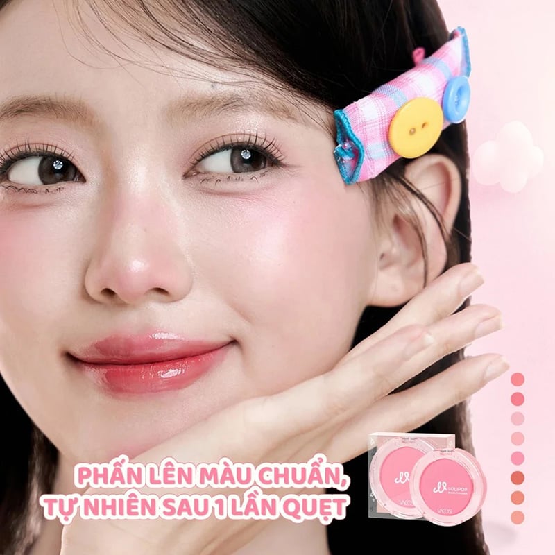 thegioiskinfood.com - Phấn Má Hồng Vacosi Lolipop All Day Blush