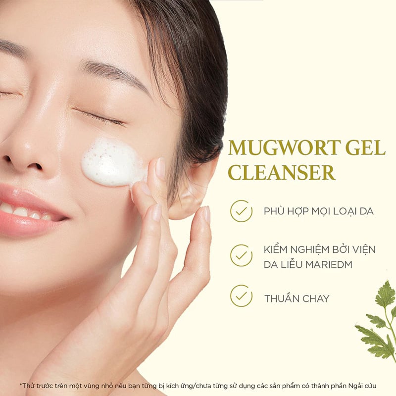 thegioiskinfood.com - Sữa Rửa Mặt Sạch Sâu Dịu Nhẹ Chiết Xuất Ngải Cứu I'm From Mugwort Gel Cleanser 30ml