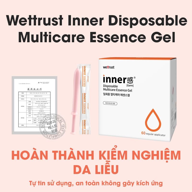 Đũa Thần Dung Dịch Gel Dưỡng Đa Năng Vùng Kín Wettrust Inner Disposable Multicare Essence Gel 1.7g [che tên sản phẩm khi giao hàng]