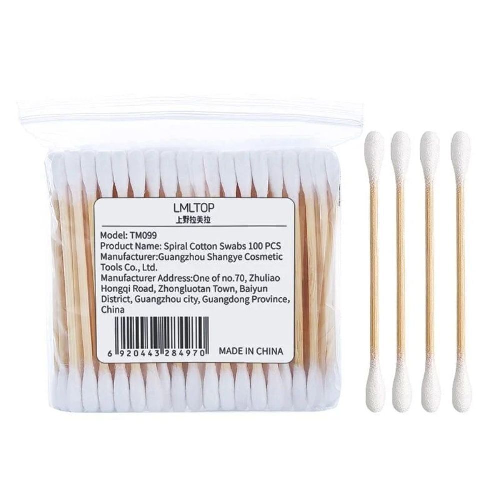 LMLTOP Spiral Cotton Swab - Tăm Bông 100pcs -TM099