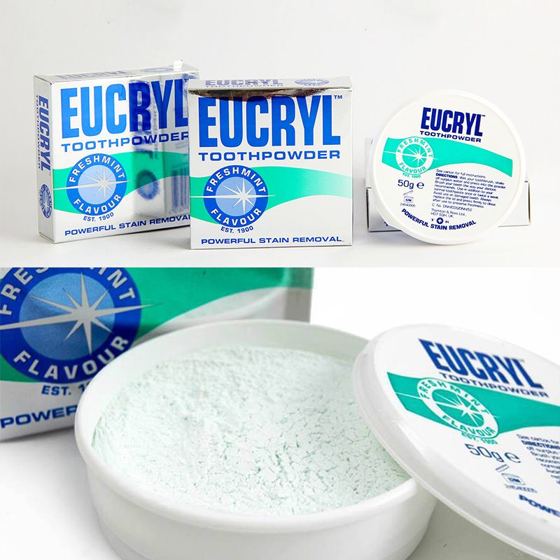 Bột Tẩy Trắng Răng Eucryl Toothpowder Freshmint – THẾ GIỚI SKINFOOD