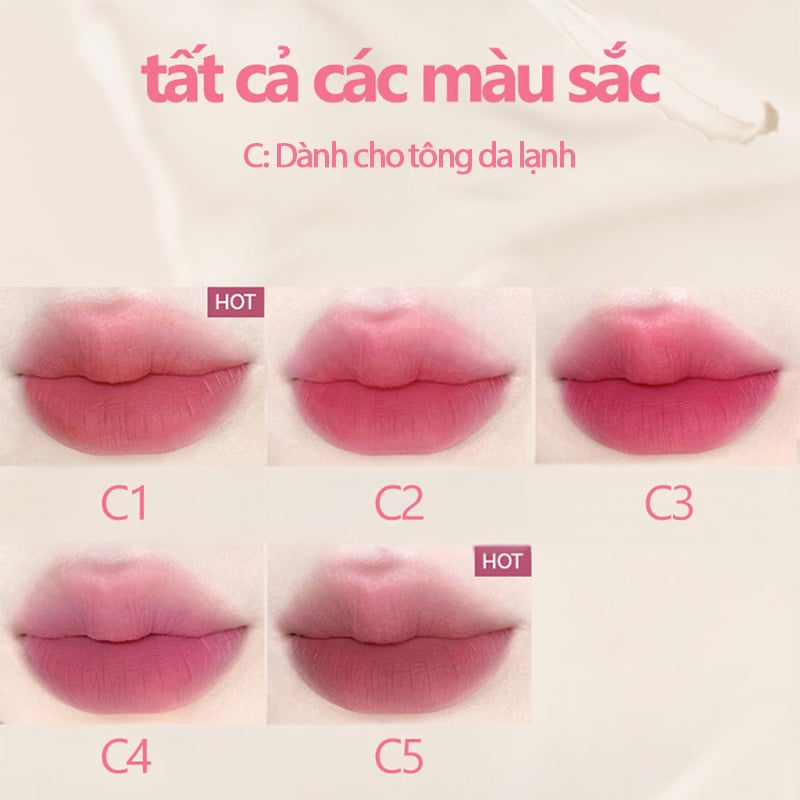 Son Kem Bùn Mềm Mịn Into You Customized Airy Lip Mud 1.8g