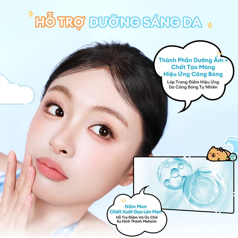 thegioiskinfood.com - Xịt Khóa Makeup Lâu Trôi - Căng Bóng Tự Nhiên Colorkey Brightening Dewy Makeup Setting Spray 100ml (Capypara Version)