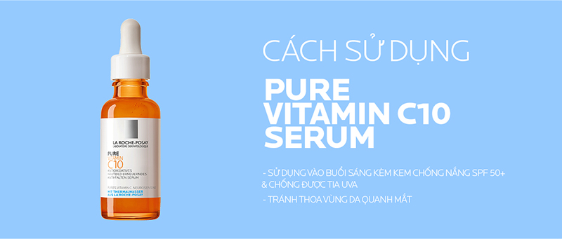 Serum La Roche-Posay Tinh Chất Làm Sáng Da Và Giảm Thâm Nám La Roche-Posay Redermic Pure Vitamin C10 Serum 30ml