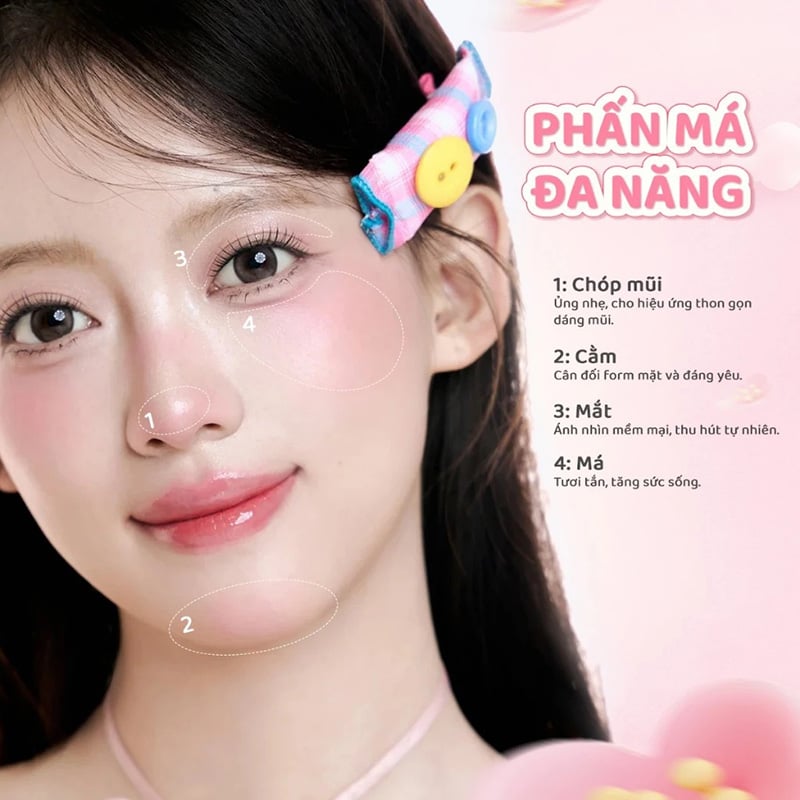 thegioiskinfood.com - Phấn Má Hồng Vacosi Lolipop All Day Blush