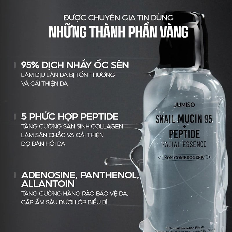 thegioiskinfood.com - Tinh Chất Dưỡng Da Ốc Sên Jumiso Snail Mucin 95 + Peptide Facial Essence