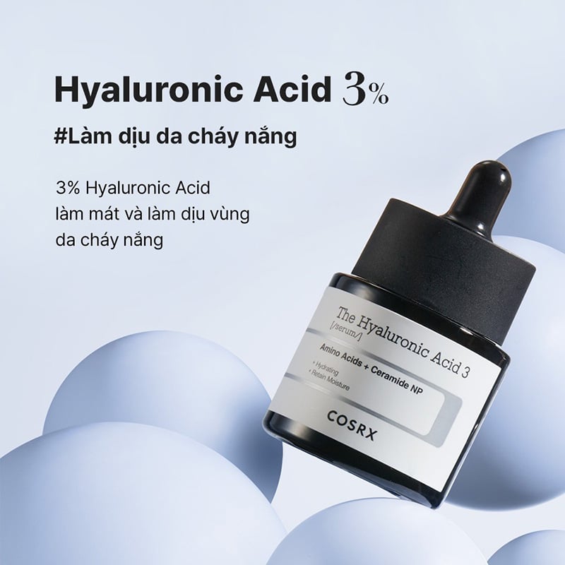 Serum Làm Dịu, Cấp Ẩm Hyaluronic Acid 3% Cosrx The Hyaluronic Acid 3 Serum 20ml