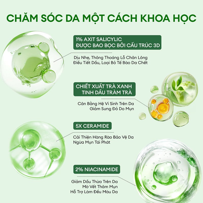 thegioiskinfood.com - Kem Hỗ Trợ Giảm Mụn Trà Xanh Colorkey Luminous Green Tea Purifying Acne Treatment 20g