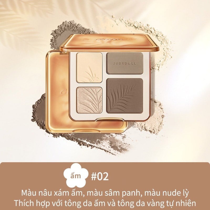 Phấn Bắt Sáng Và Tạo Khối Judydoll Highlight & Contour 9g