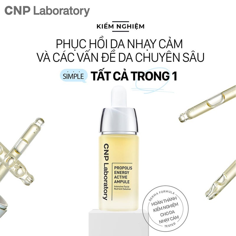 Serum Tinh Chất Keo Ong Hỗ Trợ Phục Hồi Da CNP Propolis Energy Active Ampule 15ml