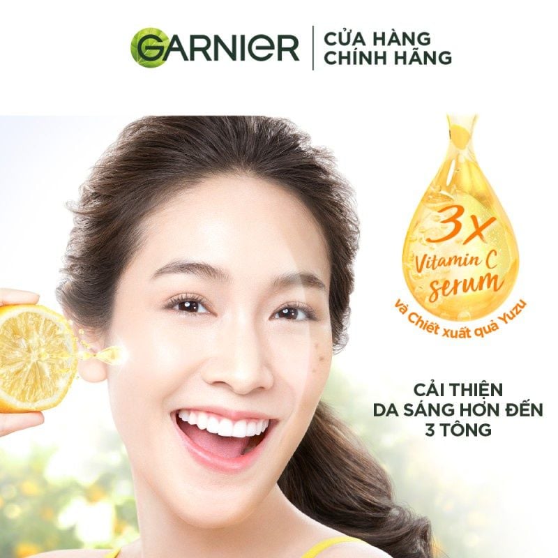 Kem Dưỡng Trắng Da Ban Ngày Garnier Light Complete Whitening Serum Cream SPF30 50ml