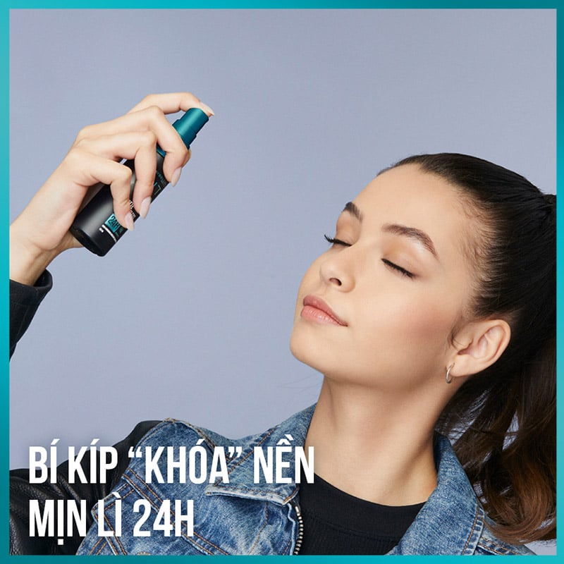 Xịt Khóa Nền, Cố Định Trang Điểm Kiềm Dầu, Mịn Lì Maybelline Fit Me Matte Poreless Setting Spray 60ml