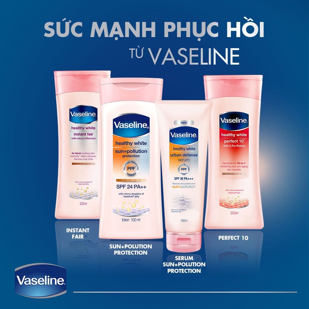 Sữa dưỡng thể trắng da Vaseline Sữa dưỡng thể trắng da Vaseline