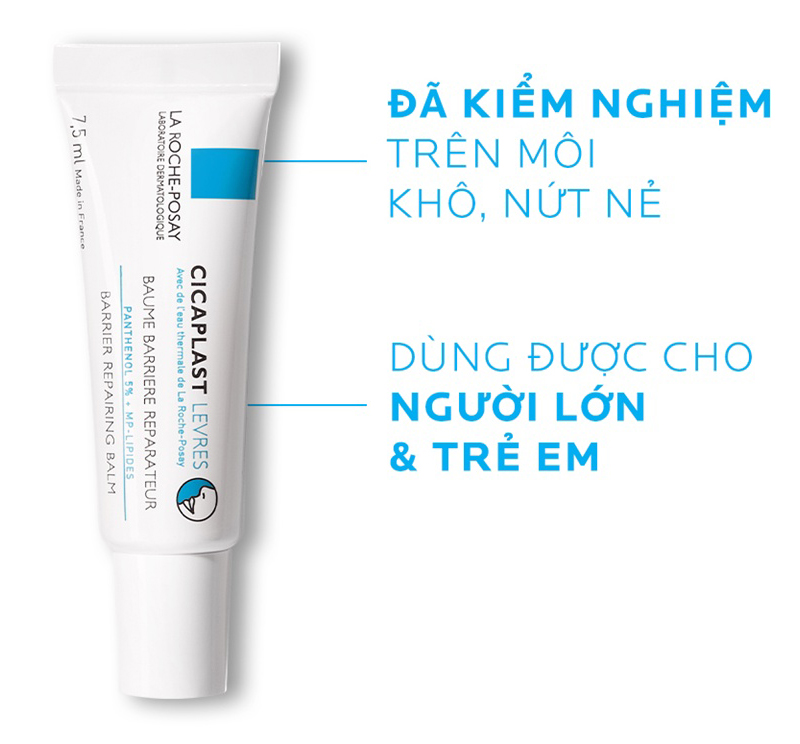 Kem Dưỡng Môi Bổ Sung Độ Ẩm Và Bảo Vệ Môi La Roche-Posay Cicaplast Levres Barrier Repairing Balm 7.5ml