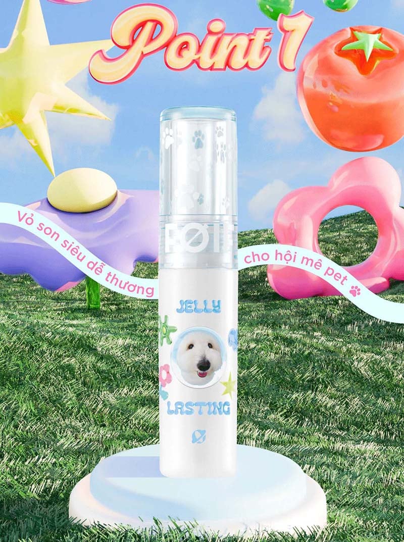 thegioiskinfood.com -  Son Tint Bóng FOIF Thuần Chay, Ẩm Mịn, Căng Bóng Jelly Lasting Tint 3g