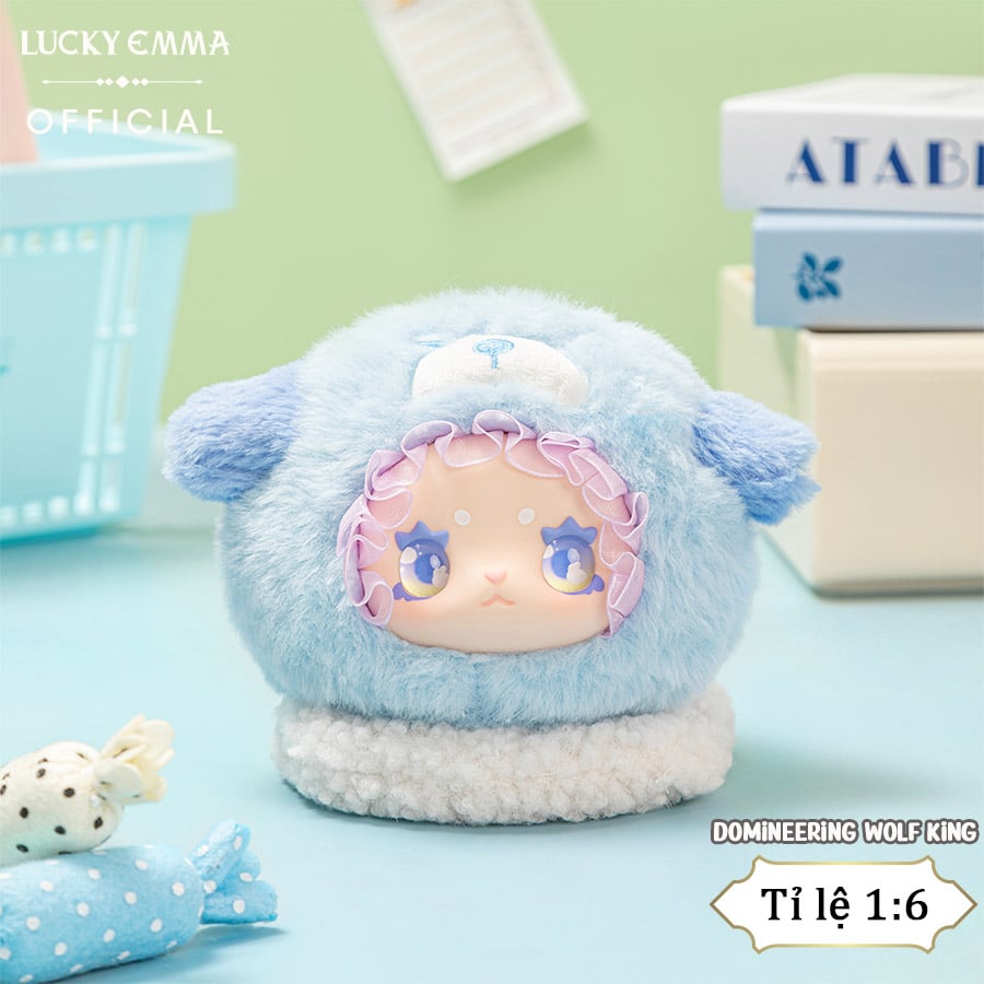 thegioiskinfood.com - Móc Khóa Gấu Bông Lucky Emma RUA RUA ZOO Vinyl Face Plush Keychain Blind Box - MJ-000085
