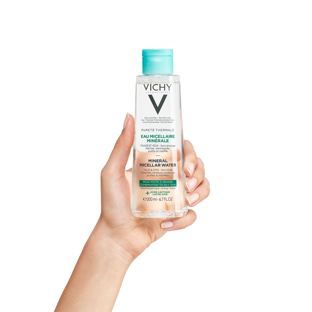 Vichy Pureté Thermale Mineral Micellar Water Combination To Oily Skin