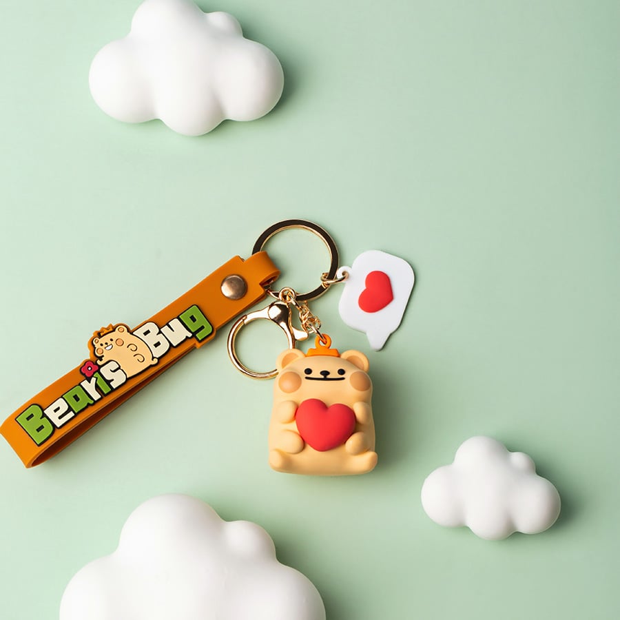 thegioiskinfood.com - Móc Khóa BearisBug 3D Keychain