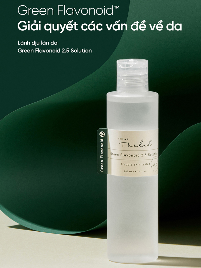 Nước Hoa Hồng Làm Dịu Da, Thuần Chay The Lab By Blanc Doux Green Flavonoid 2.5 Solution