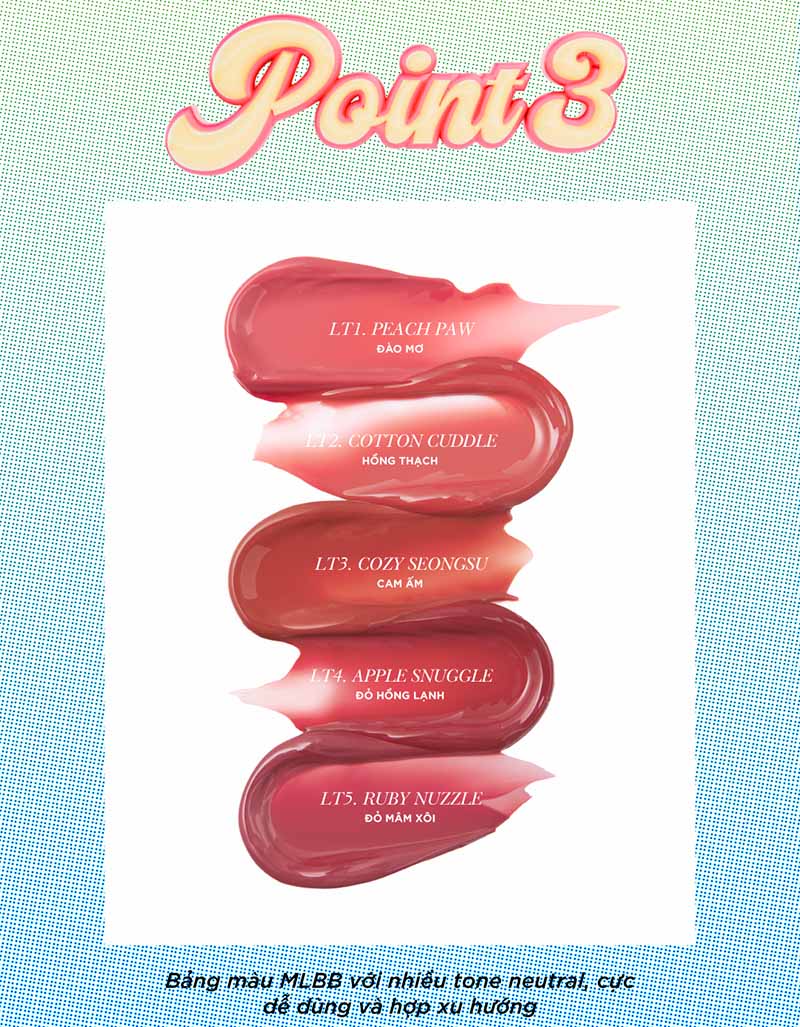 thegioiskinfood.com -  Son Tint Bóng FOIF Thuần Chay, Ẩm Mịn, Căng Bóng Jelly Lasting Tint 3g