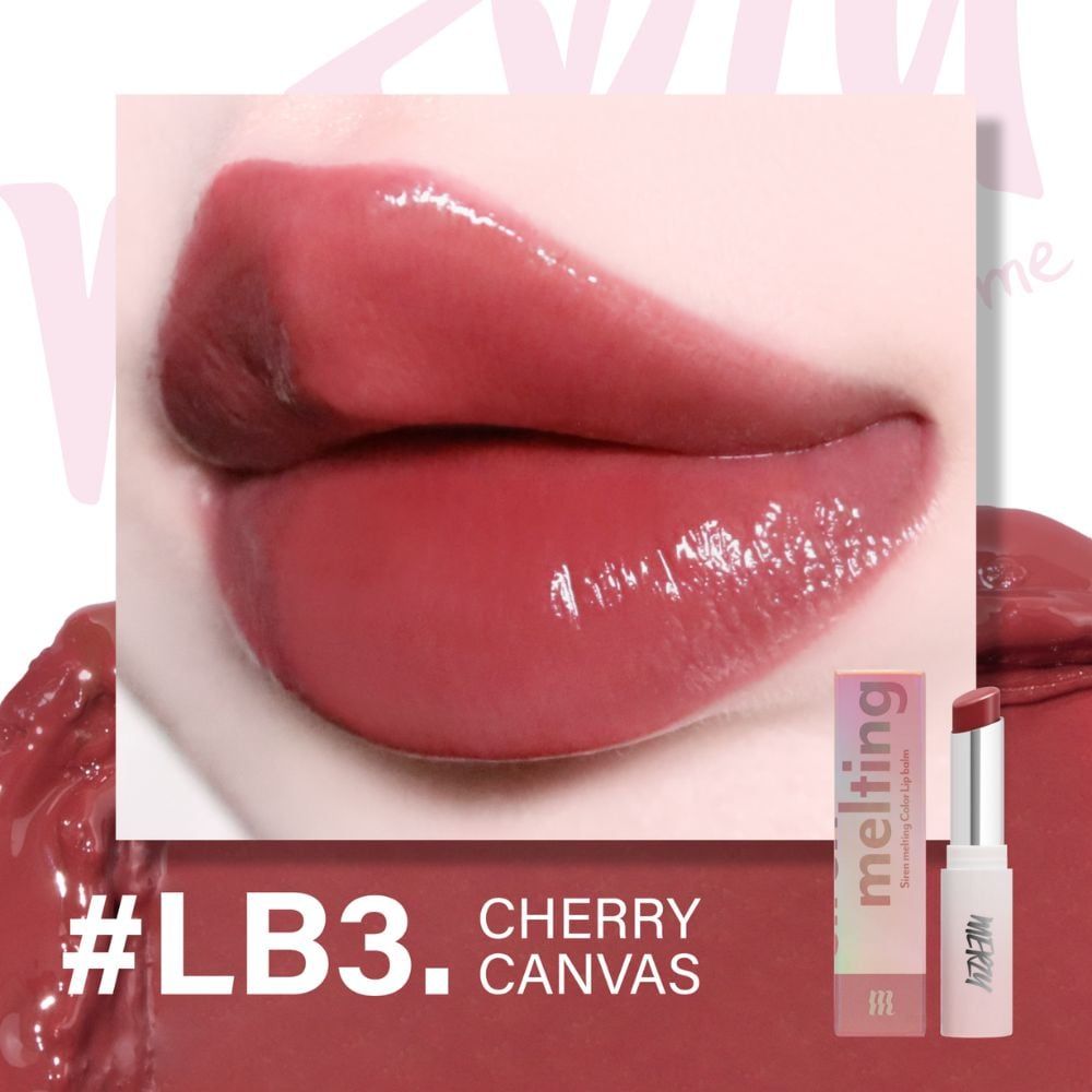 Merzy Siren Melting Color Lip Balm #LB3 Cherry Canvas