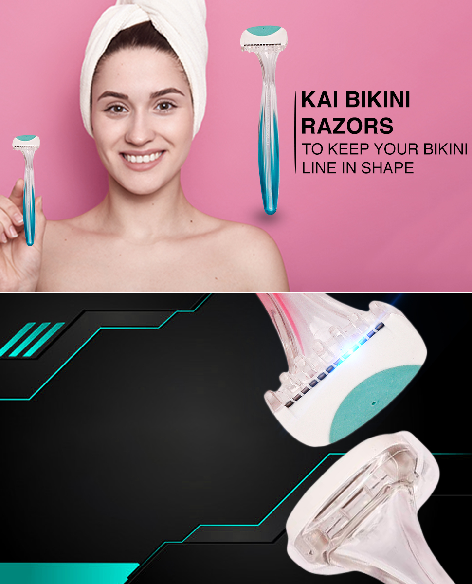 Dao Cạo Bikini Thân Nhựa Kai Bikini Line Razor – THẾ GIỚI SKINFOOD